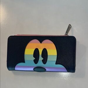 Disney Loungefly with Rainbow Mickey Design